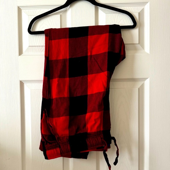 Men’s Fleece Lounge Pant - Red & Black - XXL - by Old Navy - Picture 3 of 5